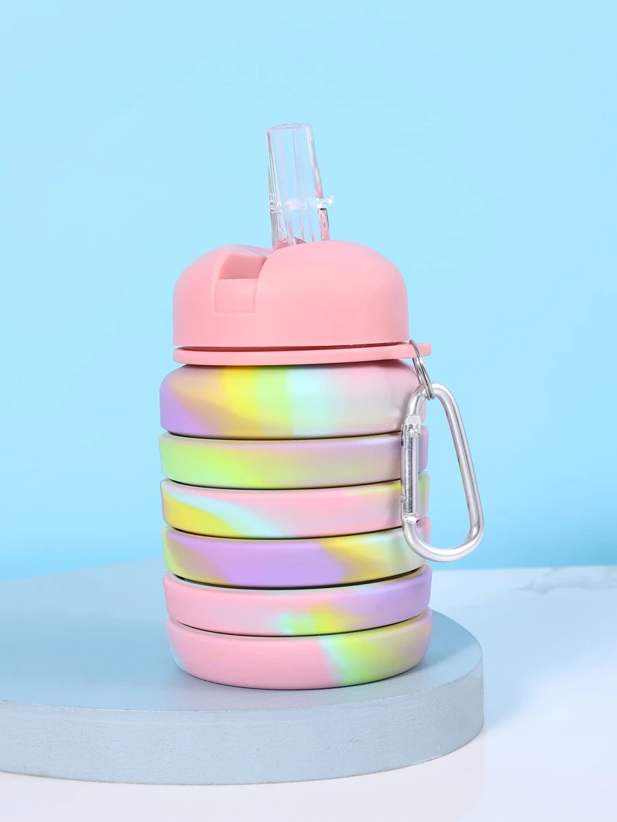 ขวดน้ำ มัดย้อม พับได้ 1 ชิ้น  pp-86