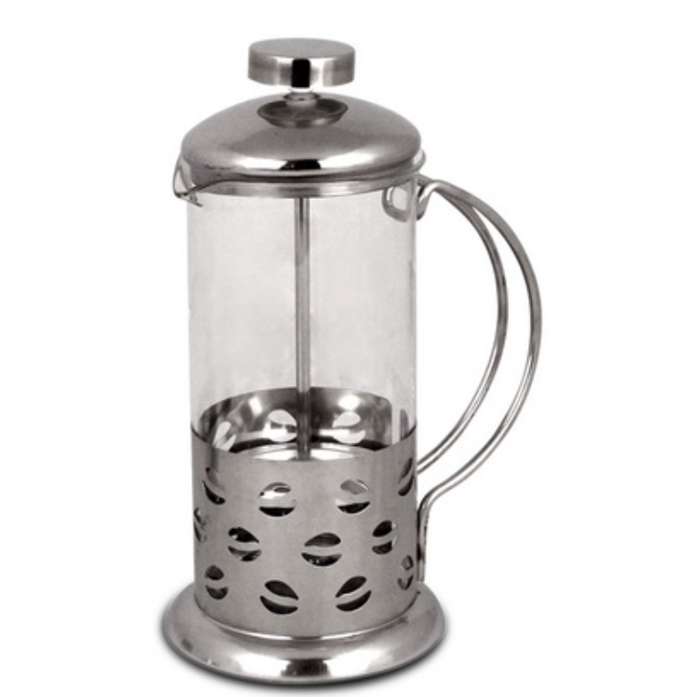 DEE45-กาชงชา และ กาแฟ แบบกด หรือ เฟรนช์เพรส ลายเมล็ดกาแฟ French press 350 ml. 1610-198-1