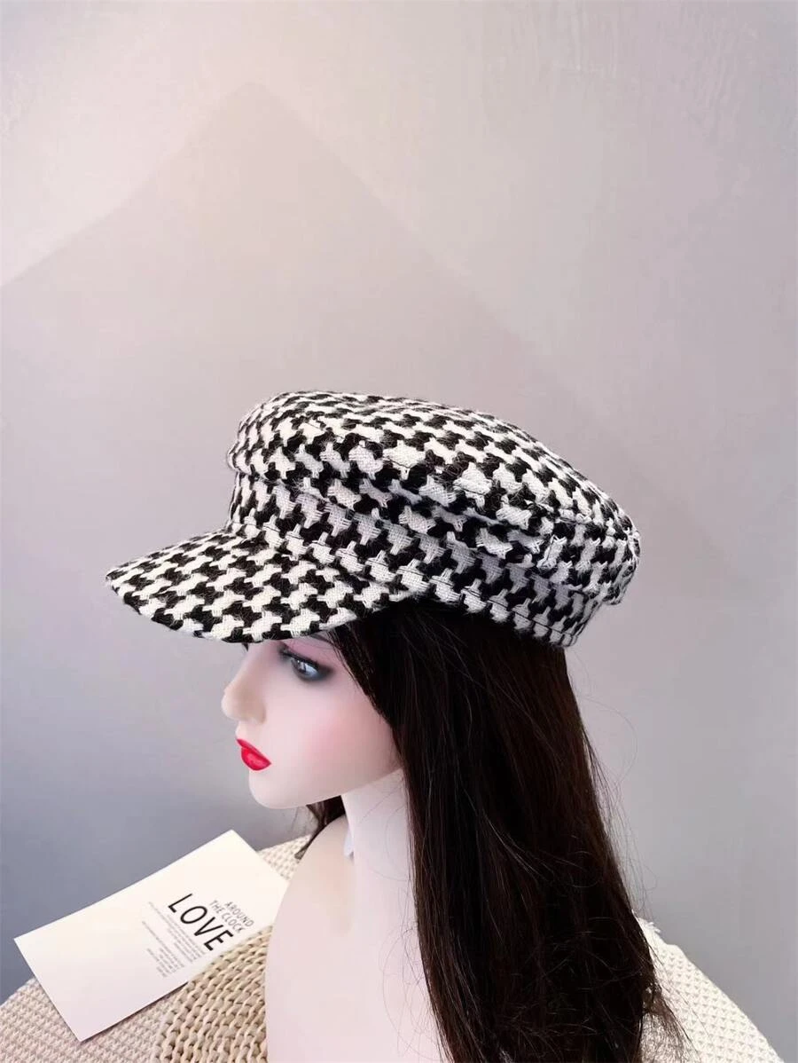 หมวกเบเกอร์ ลาย ฮาวด์สทูธ  i-78