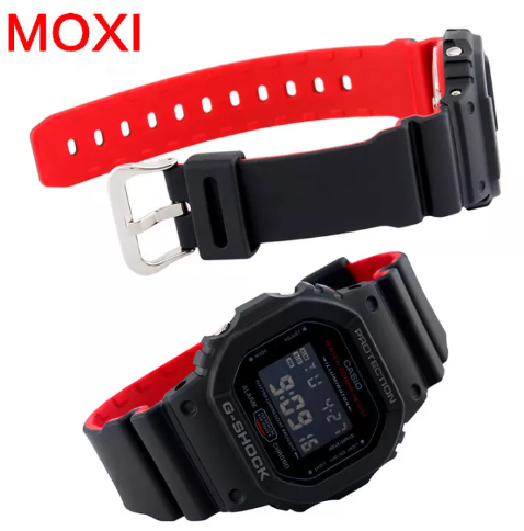 EW20-Casio G-shock แท้100% รุ่น DW-5600HR-1DR นาฬิกาข้อมือชาย ของแท้?%จัดส่งพร้อมกล่องคู่มือใบประกันศูนย์CMG 1ปี?%