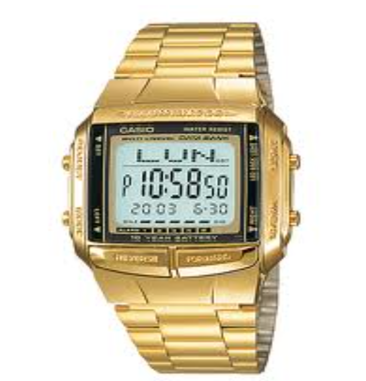 H33-CASIO Digital Gold tone รุ่น DB-360G-9ADF