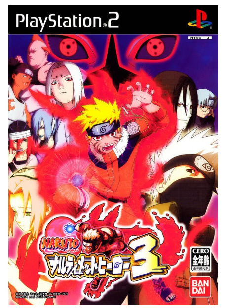 TM65-Naruto: Narutimate Hero 3 (Japan) PS2 แผ่นเกมส์ps2 แผ่นเกมเพล2 เกมps2 เกมนารูโตะ narutops2
