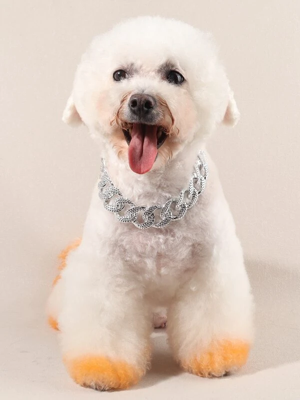 สร้อยคอ สัตว์เลี้ยง โซ่ 1 ชิ้น ม-95