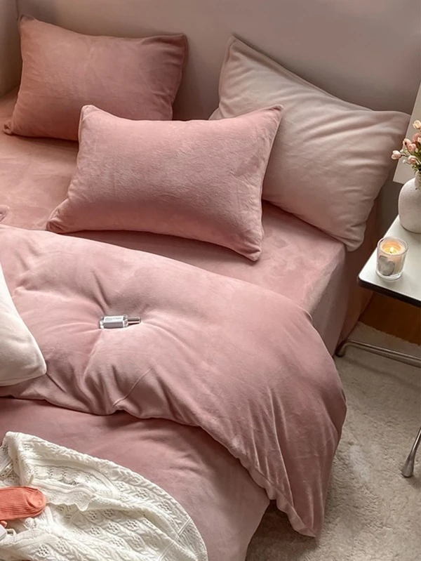 ชุดปลอกผ้านวม ไม่มีฟิลเลอร์ สีพื้น t-36