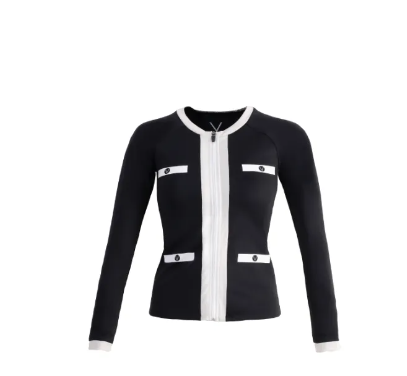 VA52-SS2021 WHITE UV JACKET เสื้อแขนยาวซิบหน้า มีฟองน้ำในตัวผ้าหนา กัน UV UPF 50+ ซับในทั้งตัว