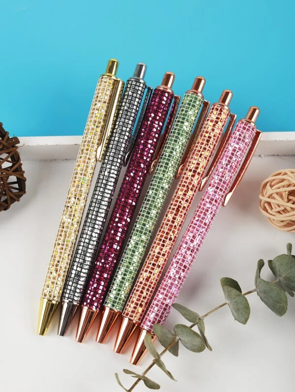 ปากกาลูกลื่น เลื่อม สุ่ม 1 ชิ้น s-37