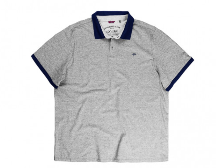 PE41-เสื้อโปโลคอปกสีน้ำเงิน