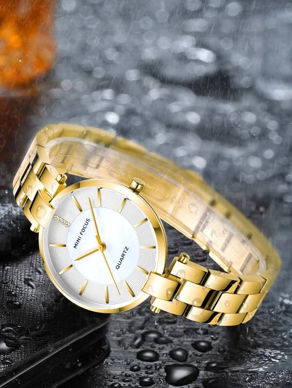 นาฬิกาควอทซ์ ตัวชี้ แบบกลม  น-0113