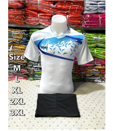 BIG97-ชุดกีฬา ชุดนักฟุตบอล เสื้อ กางเกง ชุดกีฬาหญิงชุดกีฬาผู้ชาย ออกกำลังกายsport cloth sport wear Football suit