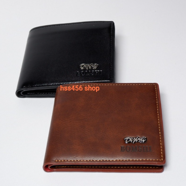 RAY50-กระเป๋าสตางค์ผู้ชาย Bomshi ใบใหญ่ # B-505 หนัง D