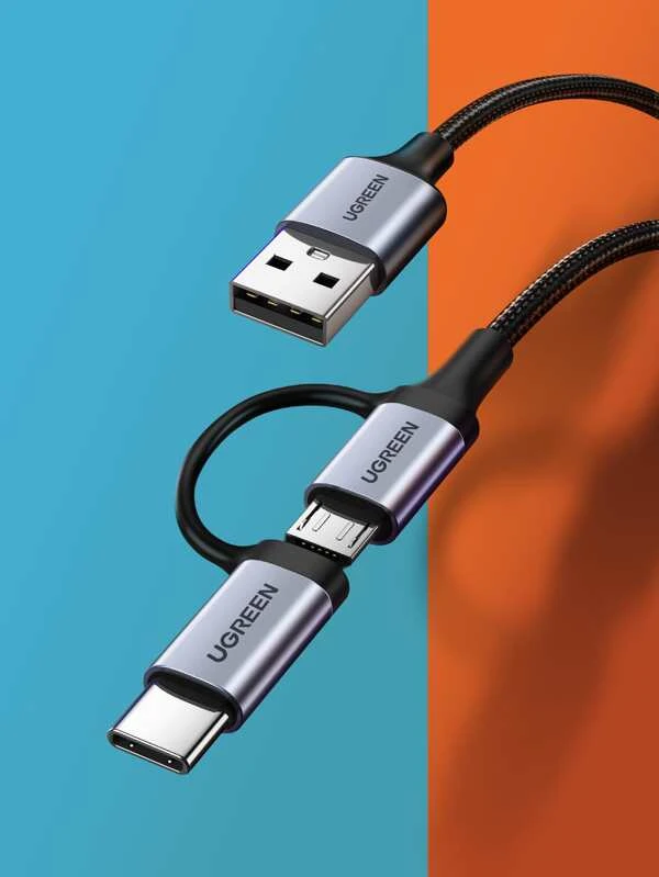 UGREEN สายข้อมูล 2 in 1 1 ชิ้น b-40