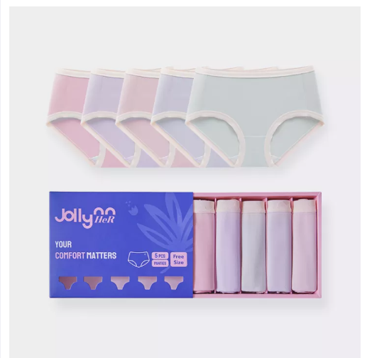 PAN14 Jollynn 【ชุด 5ชิ้น หญิง】Nature Modal Cotton Panties (5 Colors) (เซ็ท 5 สี) กางเกงชั้นในเนื้อผ้าโมดาล ยืดหยุ่นสูง สัมผัสนุ่มสบายผิวขั้นสุด