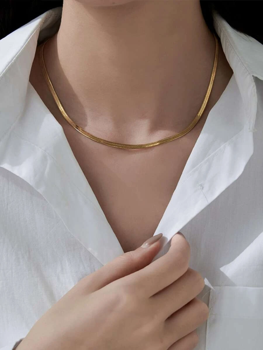 สร้อยคอ แบบโซ่ มินิมอล kk-80