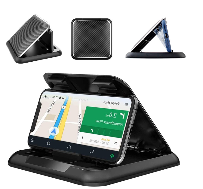 GX12-บนคอนโซนรถ ที่จับมือถือ ของแต่งรถยนต์ ที่วางโทรศัพท์ GPS กันลื่น สำหรับติดแดชบอร์ดรถยนต์