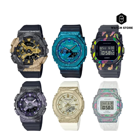 WAT28-นาฬิกา G-SHOCK รุ่น GM-114GEM-1A9, GM-2140GEM-2, GM-5640GEM-1, GM-S5640GEM-7, GM-S2140GEM-9, GM-S114GEM-1A2 ของแท้ ประกันศูนย์ 1 ปี