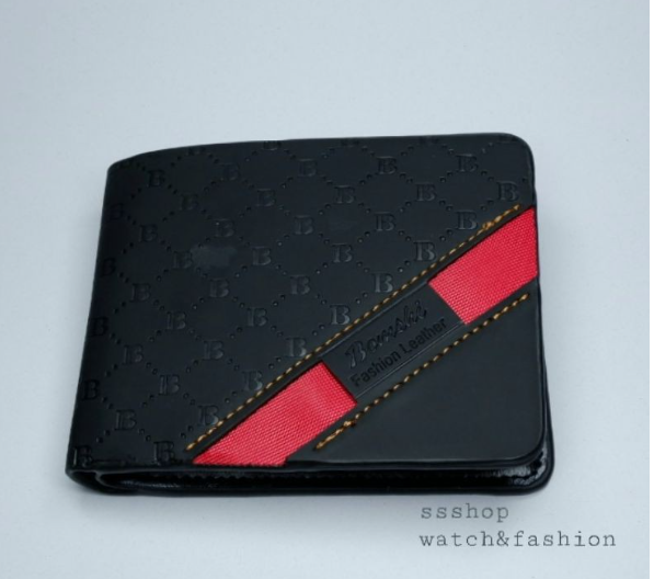 RAY33-กระเป๋าสตางค์ ผู้ชาย BOMSHI ขนาดเล็ก #Z-011 เฉียง