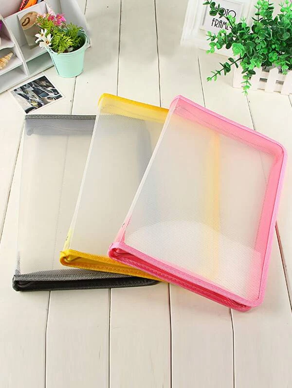 กระเป๋าแฟ้ม สีสุ่ม 1 ชิ้น f-33