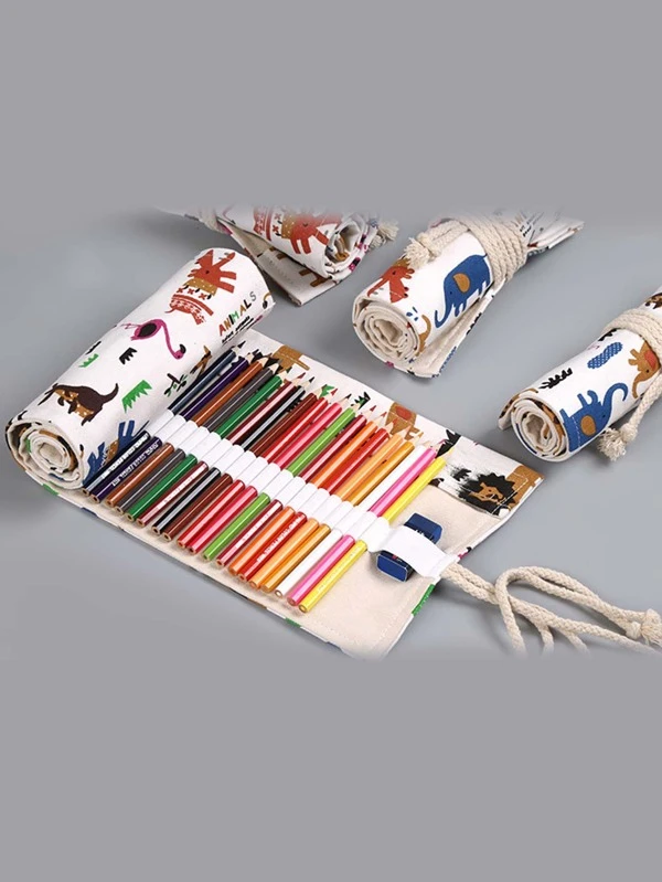 กระเป๋าดินสอ กราฟฟิค การ์ตูน ห่อ 1 ชิ้น g-23