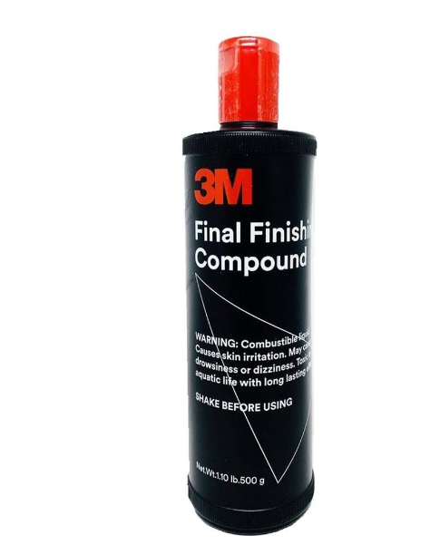 AC64-3M น้ำยาขัดเงาสีรถ 500 กรัม 3M Final Finishing Compound (ขั้นตอนเดียว) One Step