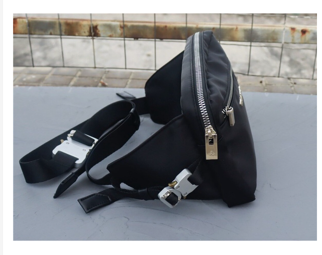 HU71-ไนลอนหัวเข็มขัดโลหะกระเป๋าผู้ชายผู้หญิง1017 9SM กระเป๋าเป้สะพายหลังอเนกประสงค์ยุทธวิธี ALYX กระเป๋า