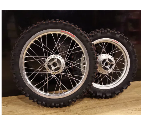 FU02-ชุดล้อเงินวิบาก MSX ขนาดล้อ 1.60x17,1.85x14 !!!พร้อมลุยป่า!!!