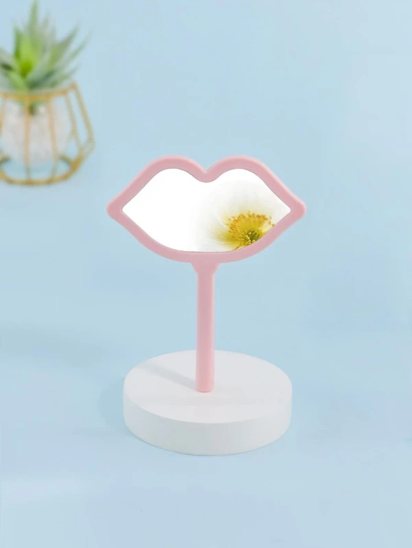 กระจกเงา การออกแบบ ริมฝีปาก ถือได้ 1 ชิ้น   k-32