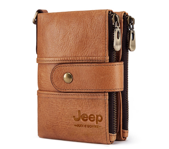 RAY83-HUMERPAUL กระเป๋าสตางค์ หนังวัวแท้ RFID สําหรับผู้ชาย