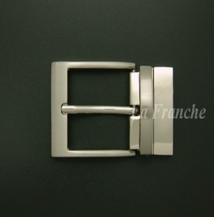 MAN58-หัวเข็มขัดหนีบเข็ม-หมุน สีนิกเกิ้ล, ขนาด 1.3 นิ้ว - code 3n06010-v