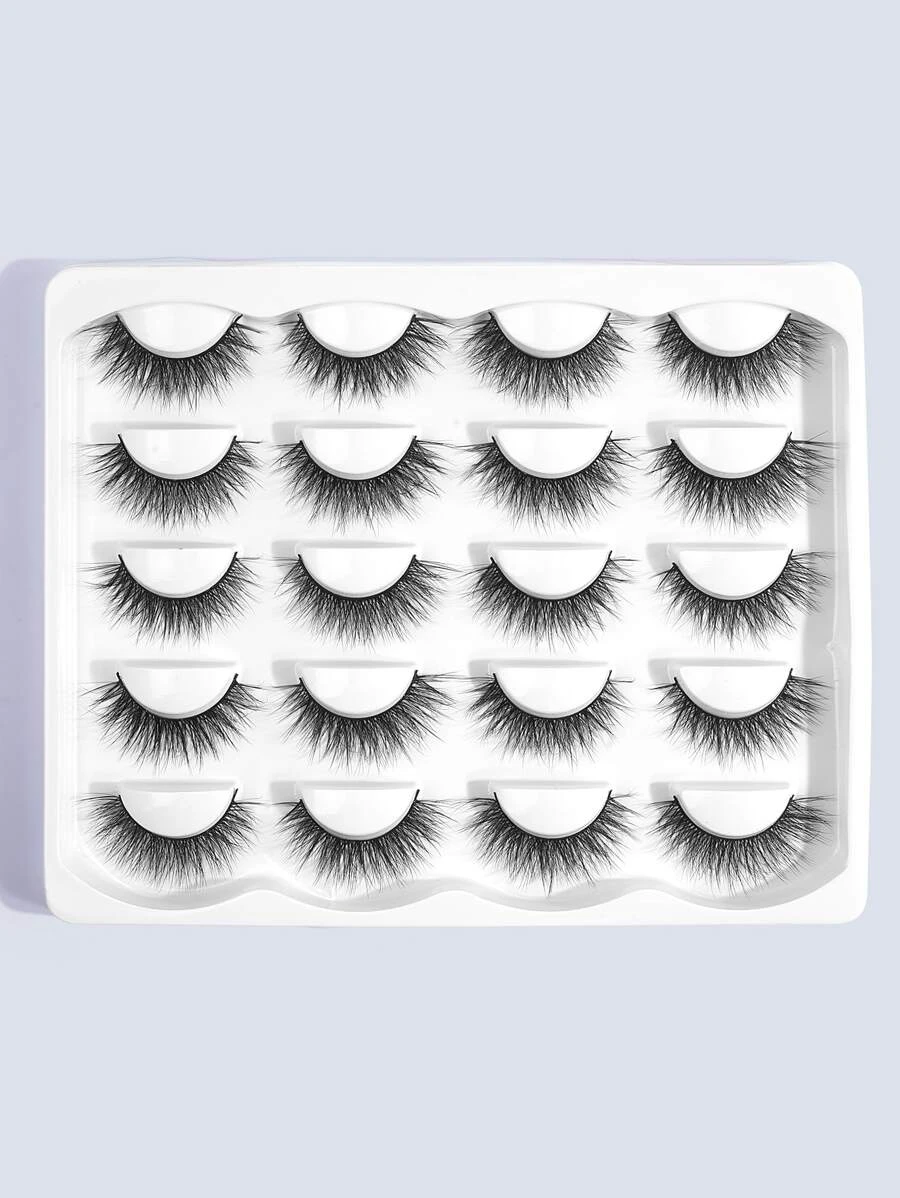 ขนตาปลอม แบบแยก 10 คู่ g-76