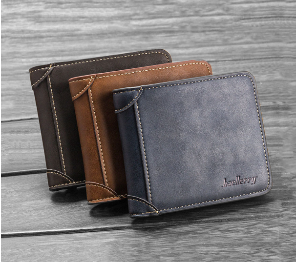 RAY05-ร้านไทย Baellerry แท้ กระเป๋าสตางค์ใบสั้น กระเป๋าสตังค์ท่านชาย P1-17 B PP
