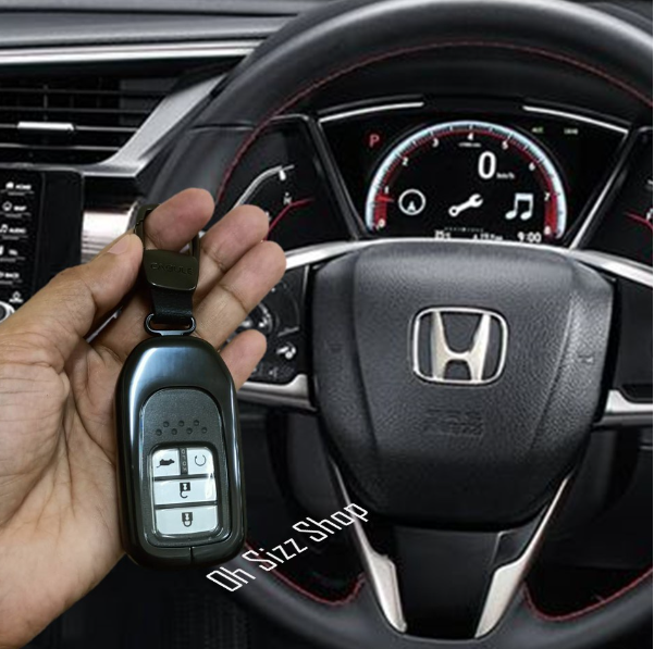 K70-เคสกุญแจรีโมทรถยนต์ Honda Keyless Smart Entryแบบ 2 ชั้น (Double-Layer Cover) ด้วยวัสดุคุณภาพ Aluminum Alloy กันรอยได้ดี