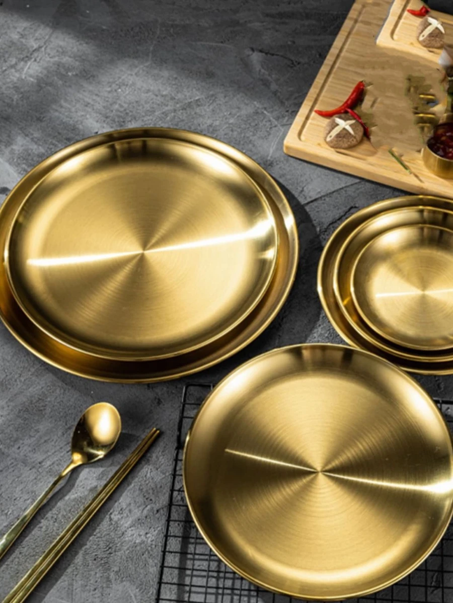 จาน สแตนเลส กลม 1 ชิ้น  ff-58