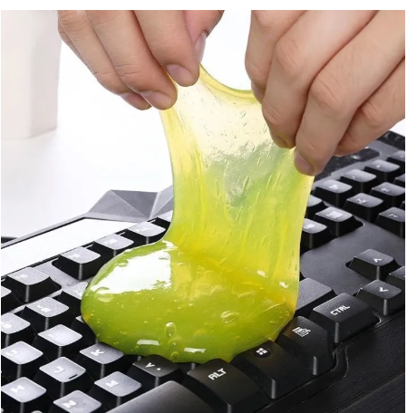 R18-เจลทำความสะอาด เจลจับฝุ่น ดูดจับฝุ่นละออง ป้องกันแบคทีเรีย ทำความสะอาดในรถยนต์ เหมาะสำหรับการใช้งานในพื้นที่แคบ Car cleaning glue