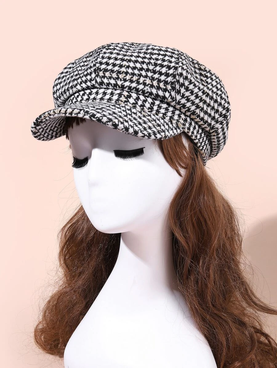 หมวกเบเกอร์ ลาย ฮาวด์สทูธ i-86