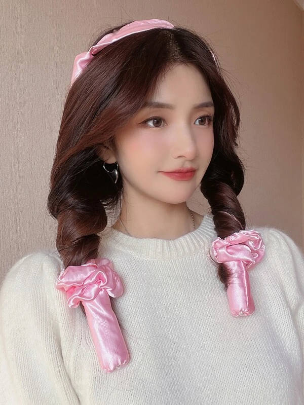 DAZY ที่ม้วนผม 1 ชิ้น และ ยางรัดผม 2 ชิ้น  k-3