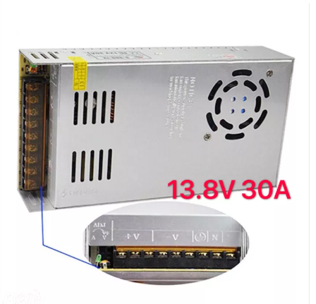 GE86-Switching Power Supply สวิตชิ่งเพาเวอร์ซัพพลาย 13.8V 30A 414W(สีเงิน)