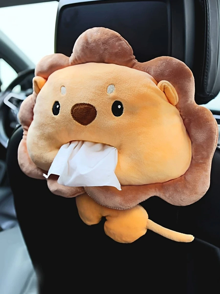 กล่องทิชชู่ ในรถยนต์ การออกแบบ เสือ  nn-198