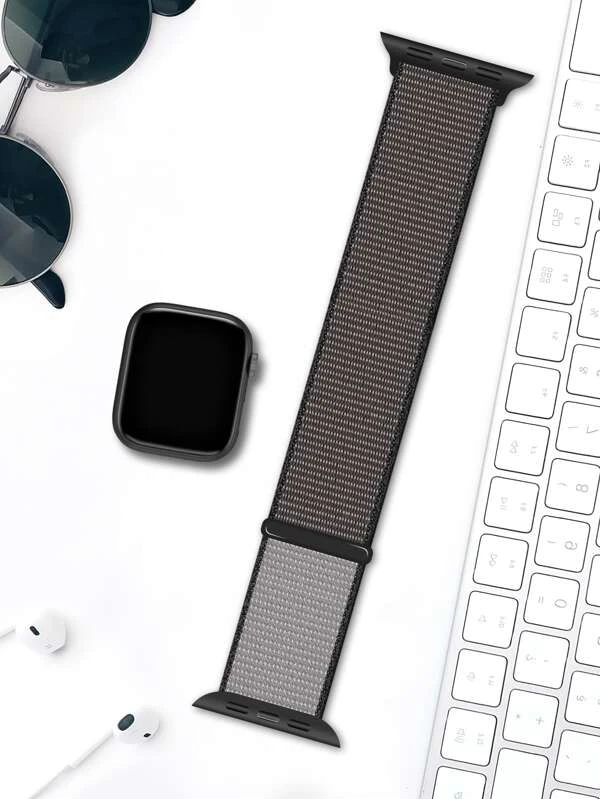 สายนาฬิกา เหมาะกับ Apple Watch บล็อคสี ไนลอน  น-40