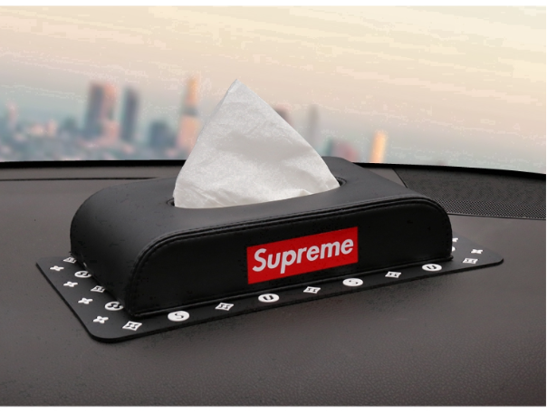 GX152-ถาดหนังสําหรับใส่ทิชชู่ในรถยนต์