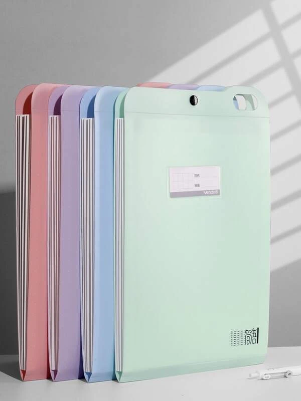 แฟ้มเอกสาร 1 ชิ้น หลากสี f-42