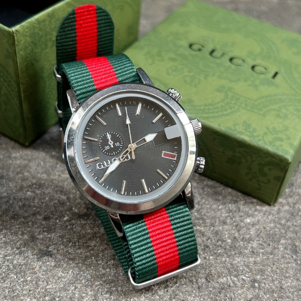 EW100-[TR-78] นาฬิกาช้อมือแฟชั่น กุชชี่ สายผ้าไนล่อน 2 ชั่น ขอบสแตนเลส หน้าปัดขนาด 38 มม แถมกล่องแบรนด์ตามรูปฟรี