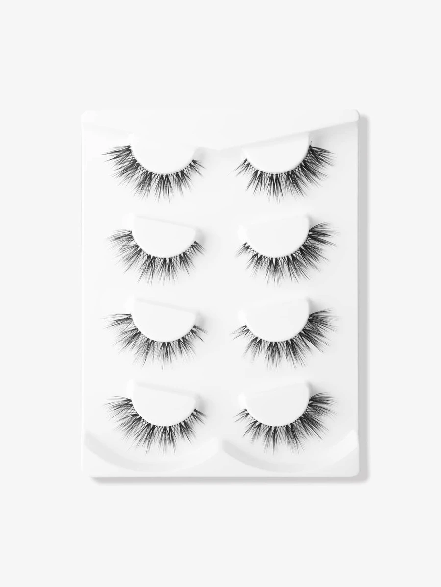 ขนตาปลอม ตาแมว 4คู่ h-25