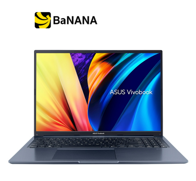น17 โน๊ตบุ๊คบางเบา Asus Notebook Vivobook 16X X1603ZA-MB501WS Quiet Blue by Banana IT