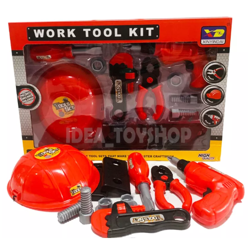 JIN15-ของเล่น เครื่องมือช่าง ชุดเครื่องมือช่าง ชุดเครื่องมือวิศวกร ชุดจำลองอุปกรณ์ช่าง ของเล่นเด็ก Toys สร้างเสริมพัฒนาการเด็ก ของเล่นสำหรับเด็ก kidtoy