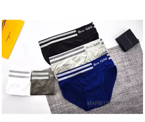 MH38-กางเกงในชาย ผ้าทอ ไร้ตะเข็บ นิ่มสบาย 3018#