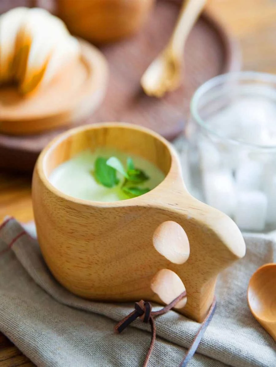 แก้วมัค เรียบง่าย ไม้ไผ่ 1 ชิ้น  oo-117