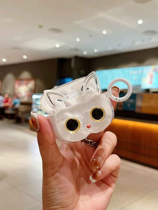 เคส เหมาะกับ Airpods แมว ตกแต่ง 3D e-18