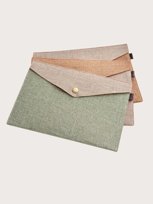 กระเป๋าแฟ้มสุ่ม 1 ใบพร้อมหัวเข็มขัดแม่เหล็ก f-83