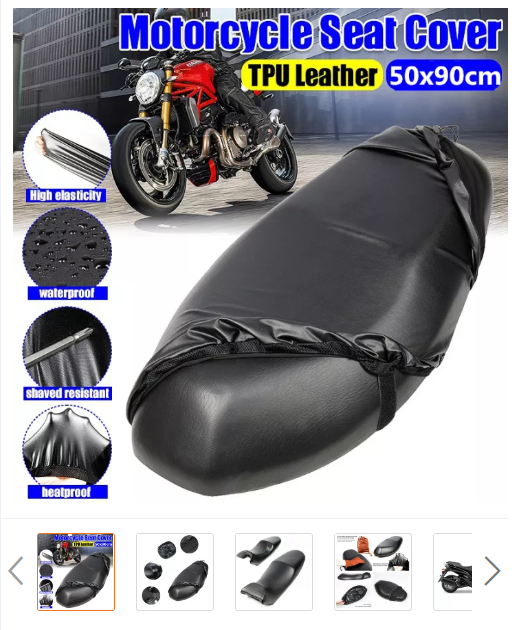 M21-Vickmiu รถจักรยานยนต์ที่หุ้มเบาะหนัง PU กันน้ำฝุ่นป้องกันรังสียูวีรถมอเตอร์ไซด์สกูตเตอร์รถจักรยานยนต์เบาะนั่งป้องกันอุปกรณ์มอเตอร์ไซค์