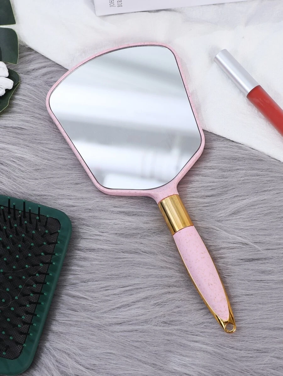 กระจกแต่งหน้า มือ 1 ชิ้น  k-93